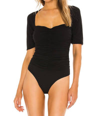 ASTR Zelda Bodysuit in black - women's shirt - detail view