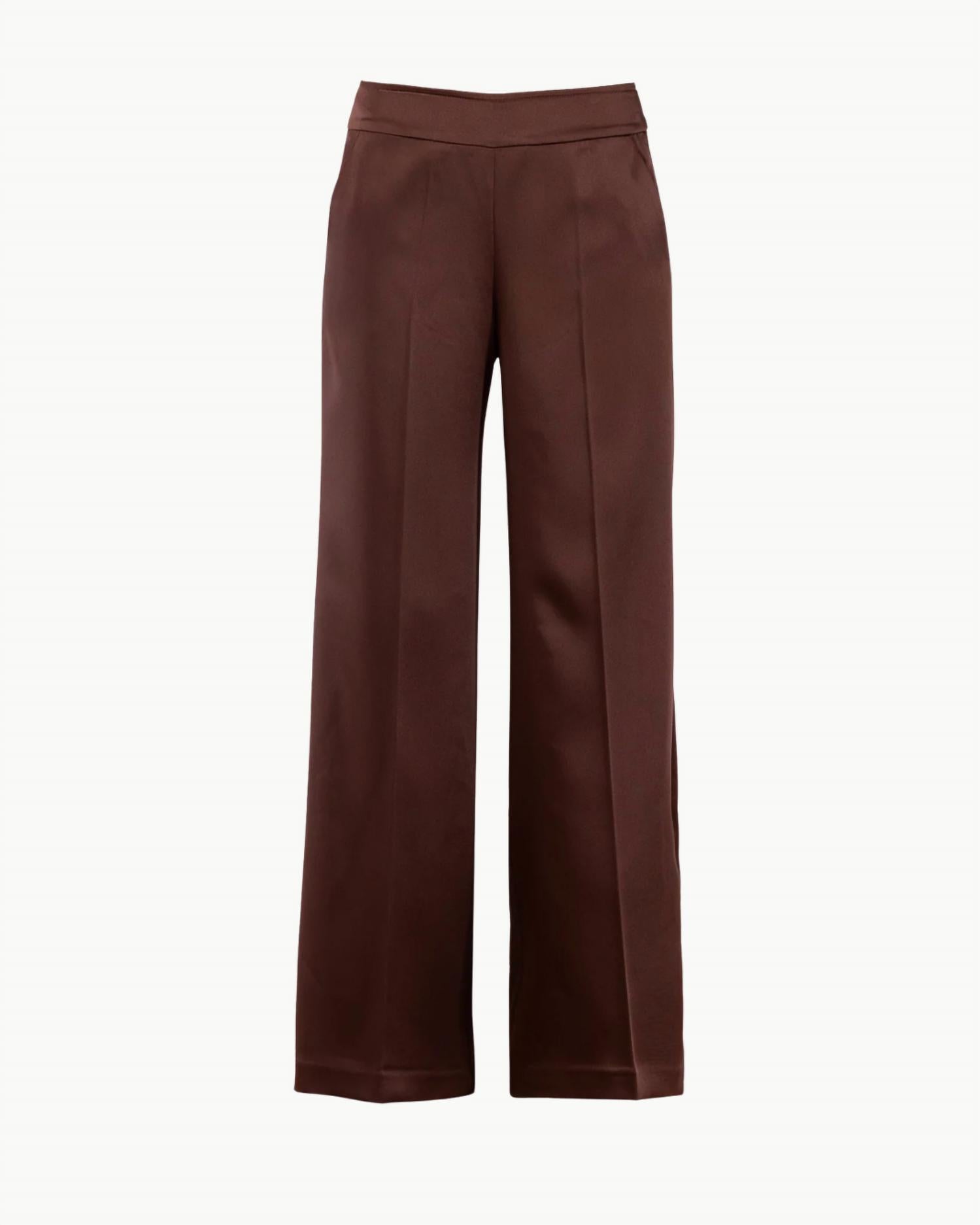 Avenue Montaigne - Carla Liquid Satin Pants