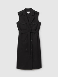 Reiss - Kimora Wool Blend Double Breasted Midi Dress