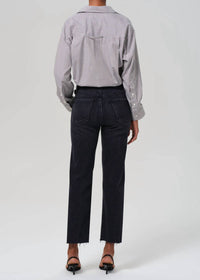 Citizens of Humanity Palma Straight Raw Hem Jean in medallion - women's jeans - view 4