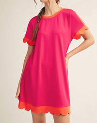 Jodifl - Sadie Scallop Edge Dress