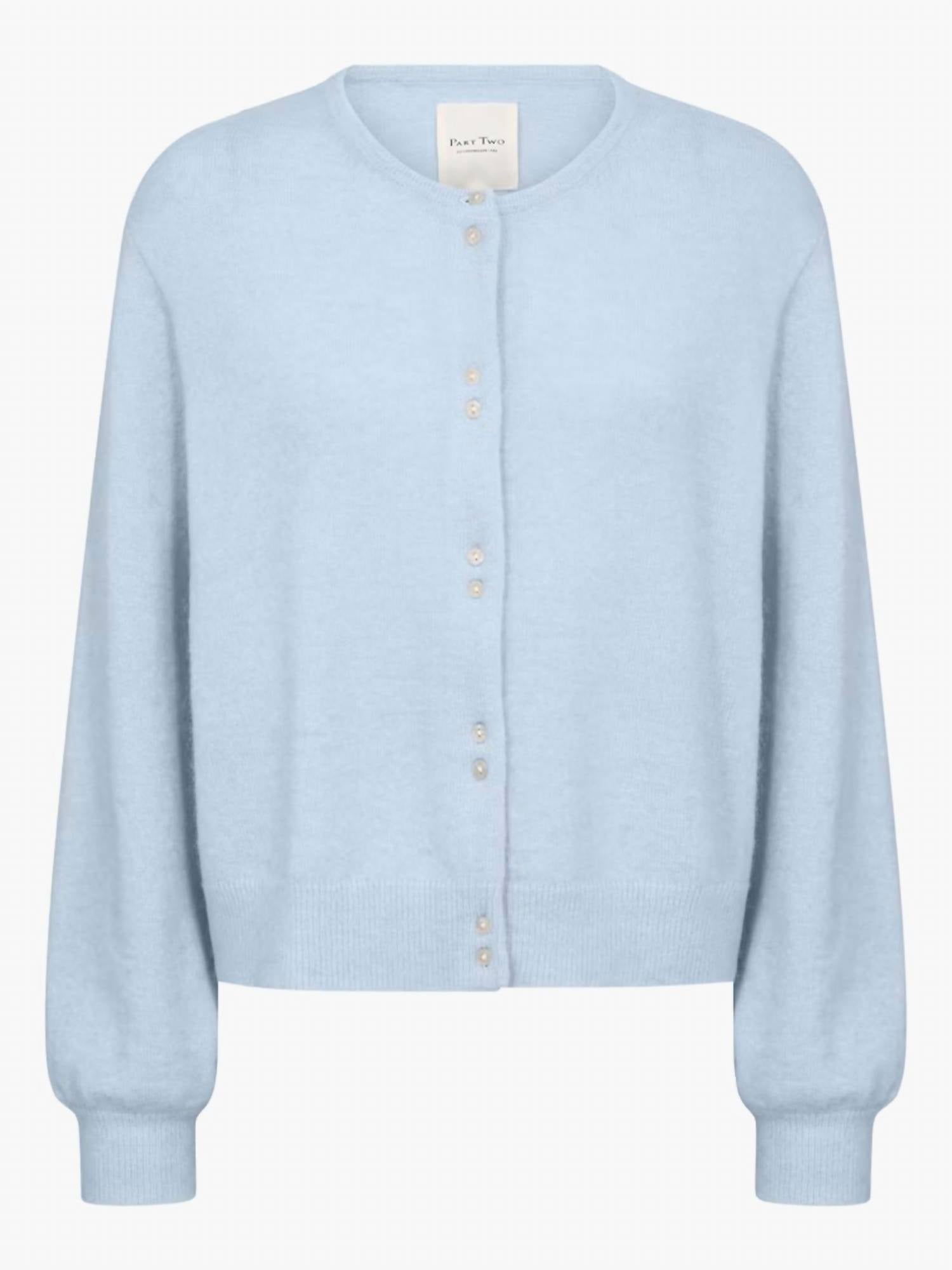 Part Two Ninell Cardigan in visa blue - women's cardigan - view 5