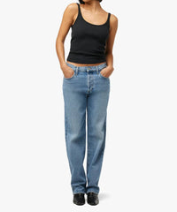 Joe's Jeans 90's Niki Boyfriend Jeans in bad habit mid wash - women's jeans - view 4