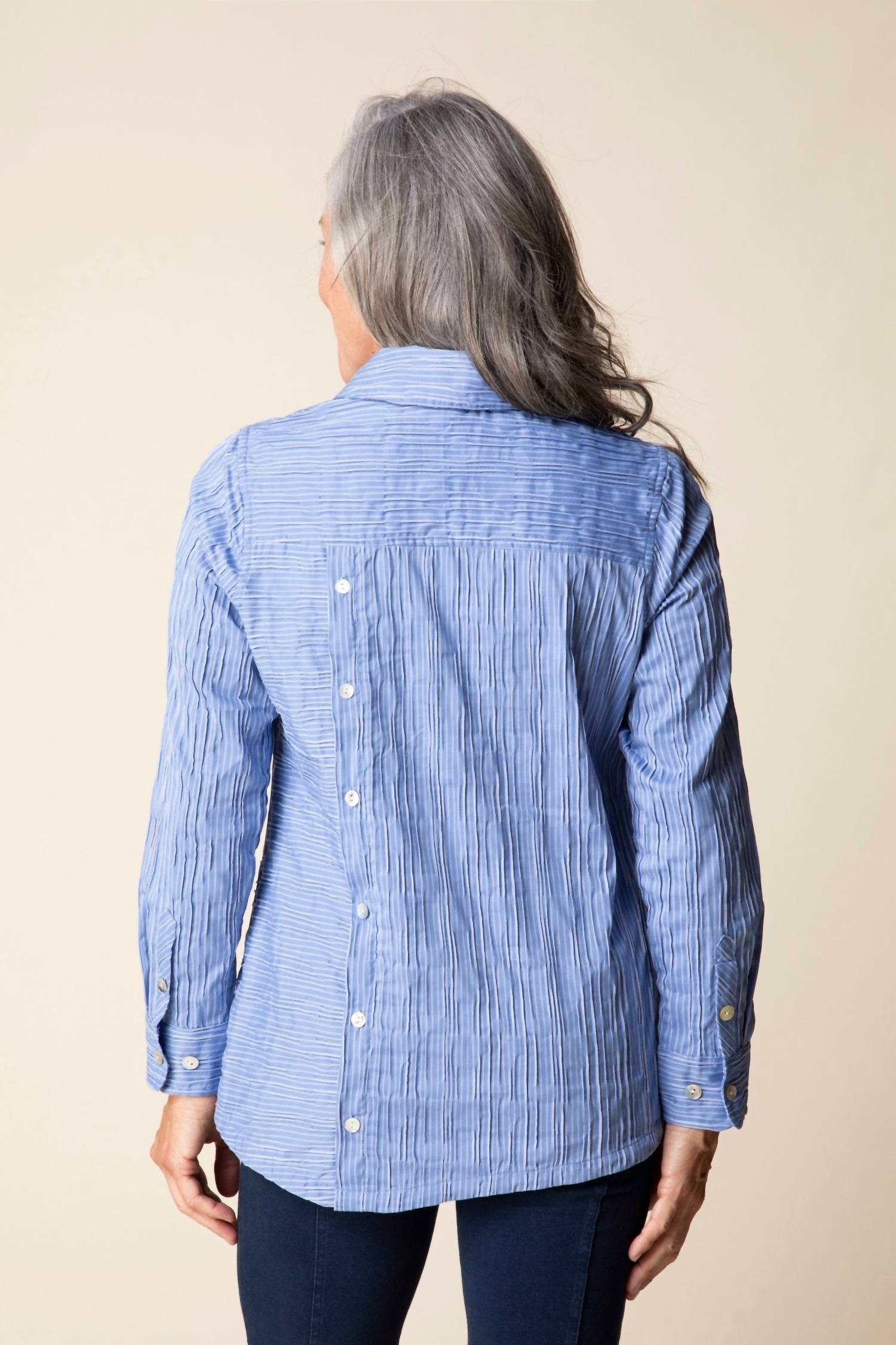 Habitat - Santorini Stripe Selene Shirt Top