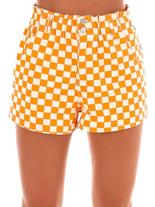 Day + Moon - Checker Spirit Shorts