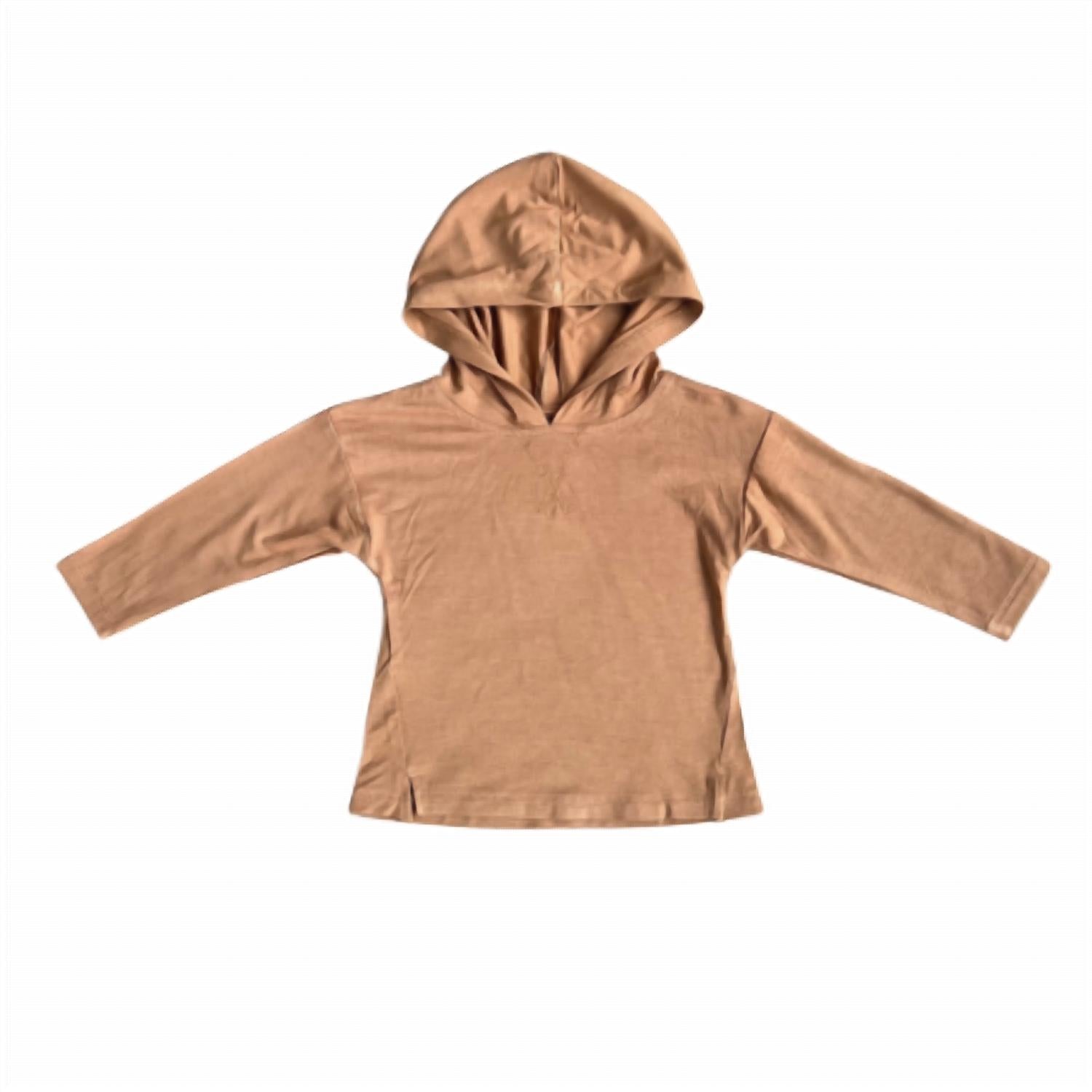 babysprouts Kid's Jersey Hoodie in toffee - item