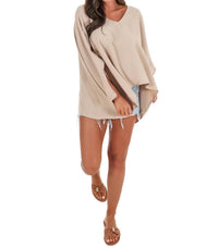 Ee:Some - Women's Relaxed Luxe Oversized Top