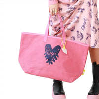 Kerri Rosenthal - Women's The Small Pop Heart Tote Bag
