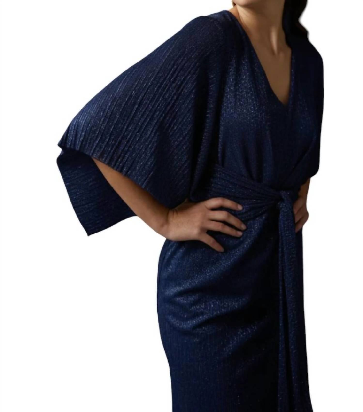 Joseph Ribkoff - Drapped Sleeve Dress