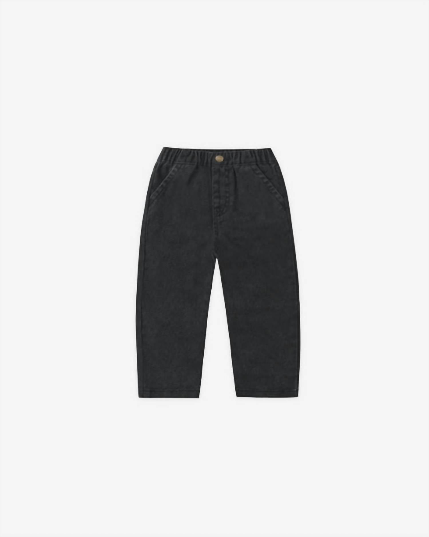 Rylee + Cru Baggy Pant in washed black 1 - kids' item - view 5