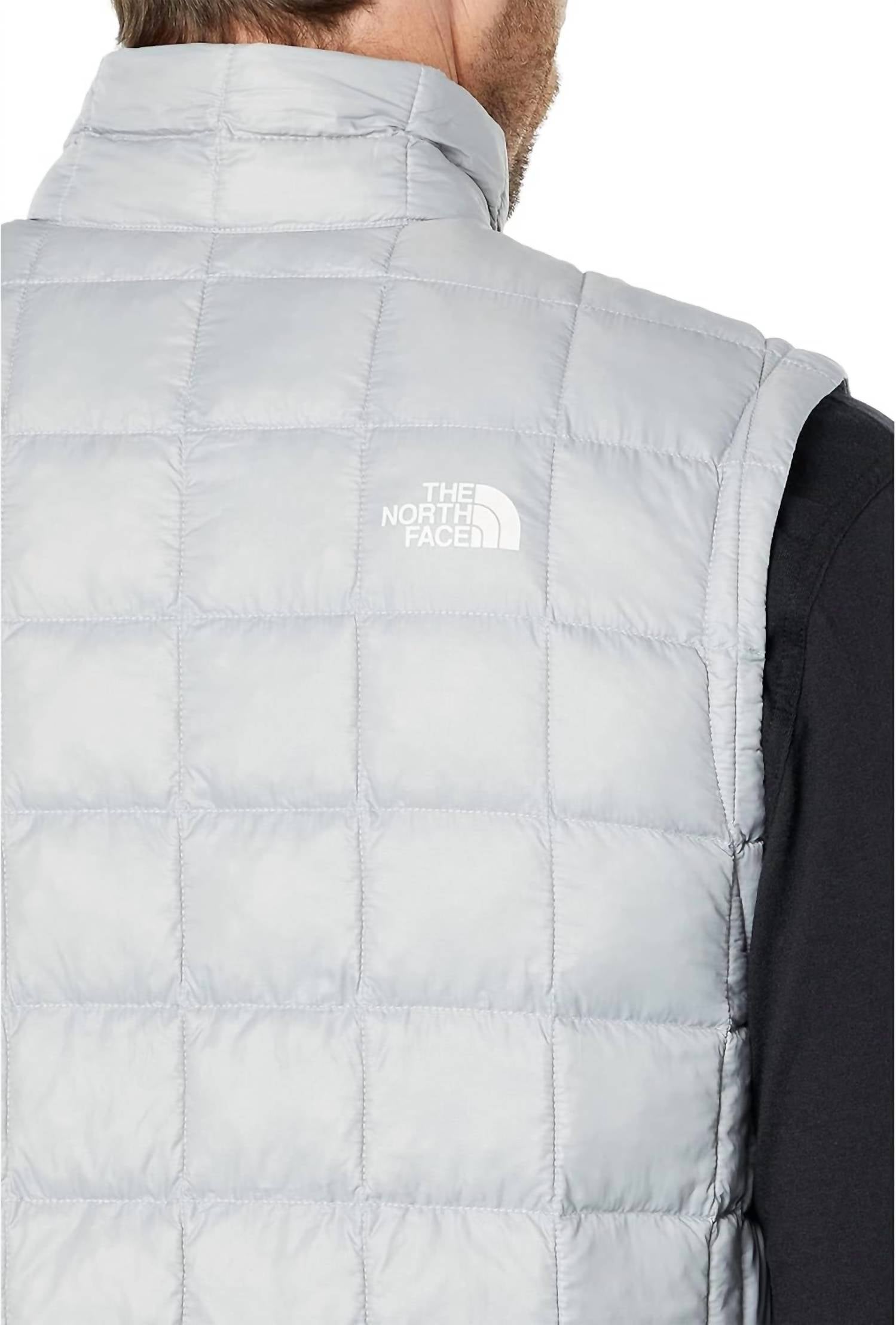 THE NORTH FACE ThermoBall Eco Vest in meld grey - men's jacket - alternate view