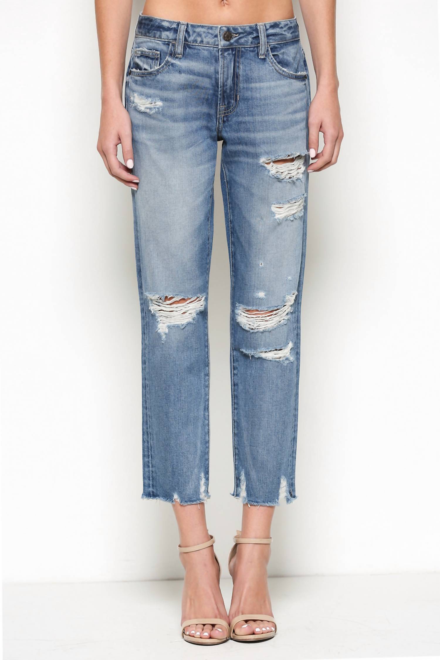 Hidden - Bailey Slim Fit Boyfriend Jean