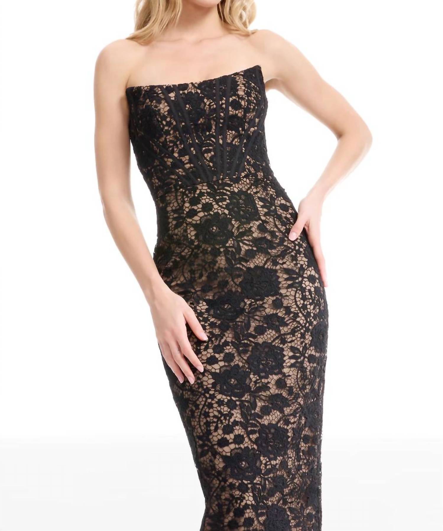 Dress The Population - Cosette Midi Dress
