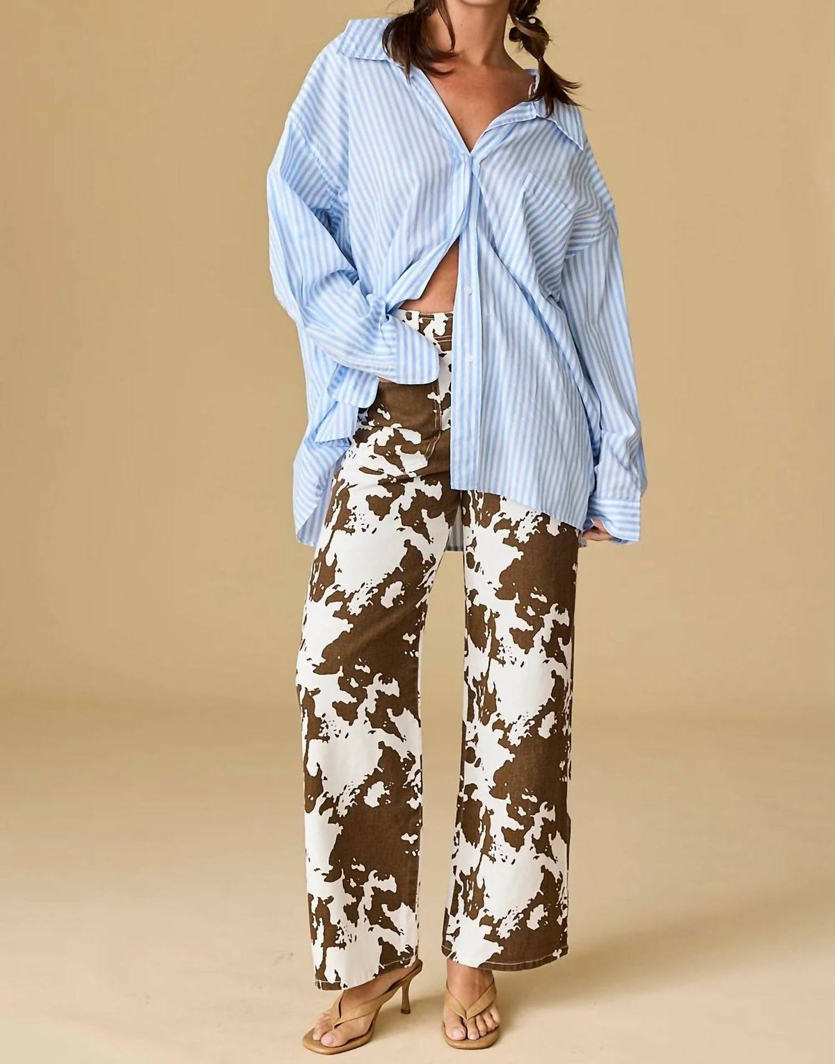 Papermoon - Coastal Oversized Stripe Shirt