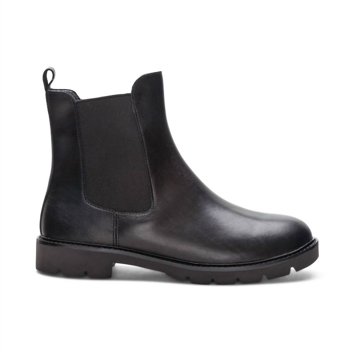 Aetrex Women's Hannah Arch Support Boot in black 1 - women's shoe