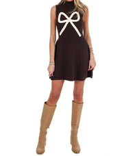 Klesis - Bow On Top Sweater Dress
