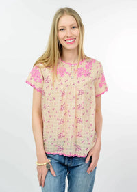 Ivy Jane - Nora Embroidered Blouse