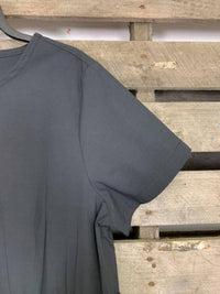 Amma By Kedem Sasson - Short Sleeve Solid Midi Dress