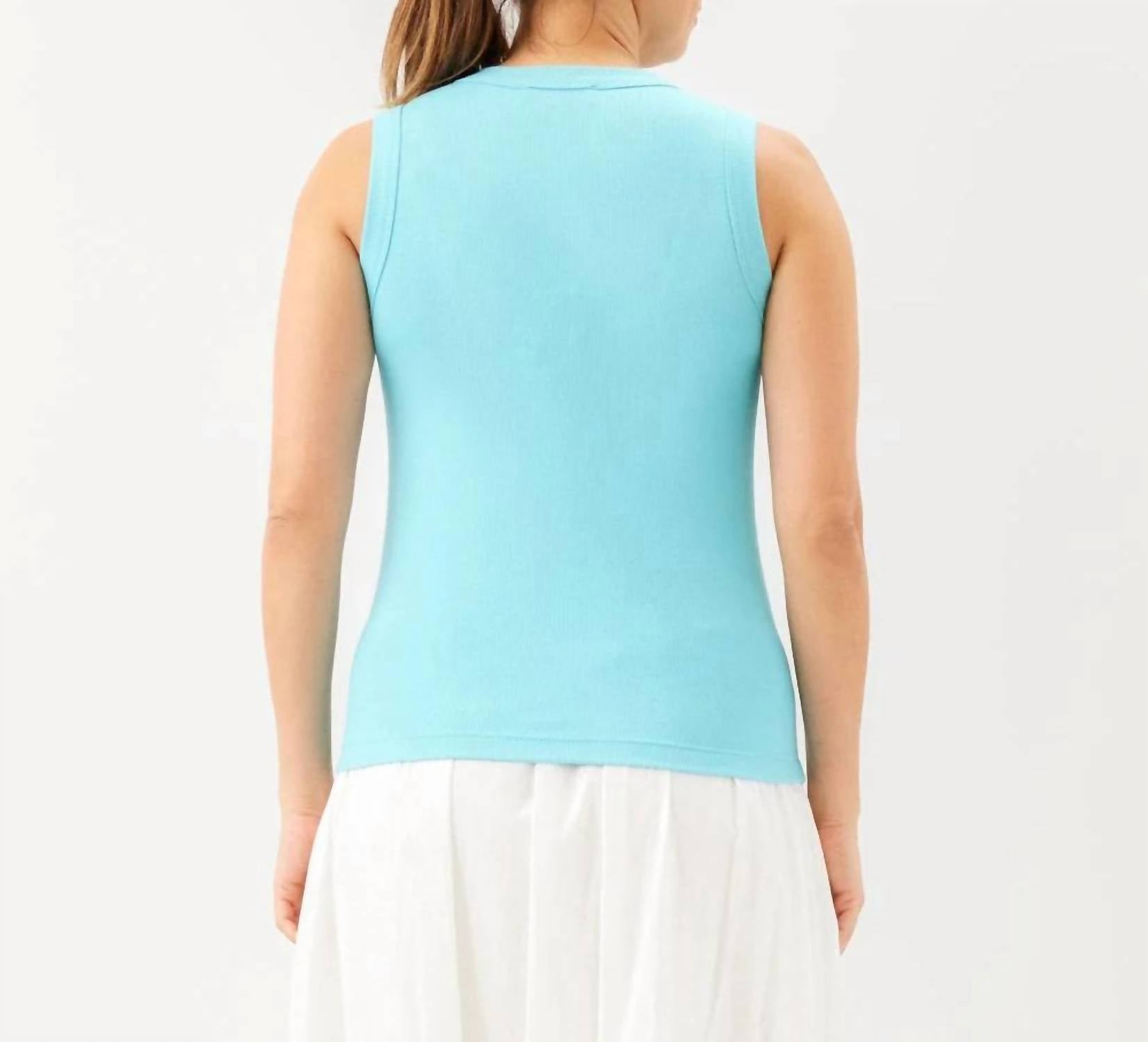Karen Kane - Ribbed Crewneck Tank