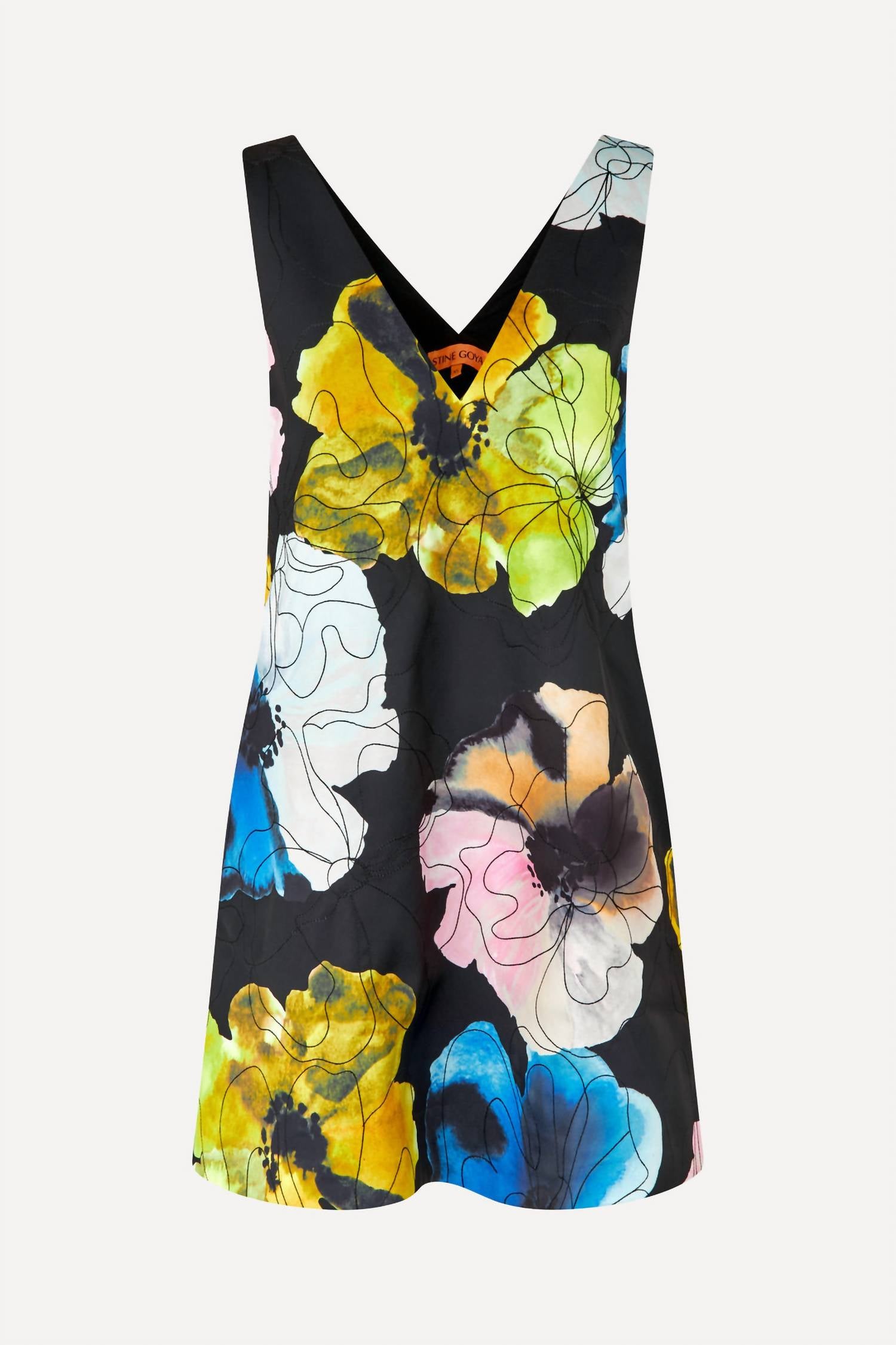 Stine Goya - Watercolor Bloom Mini Dress