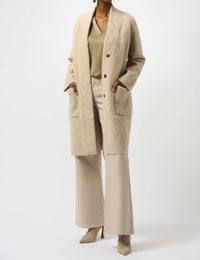 Joseph Ribkoff - FEATHER YARN SWEATER KNIT COAT