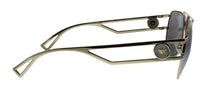 Versace - Aviator Metal Sunglasses with Silver Mirror Lens