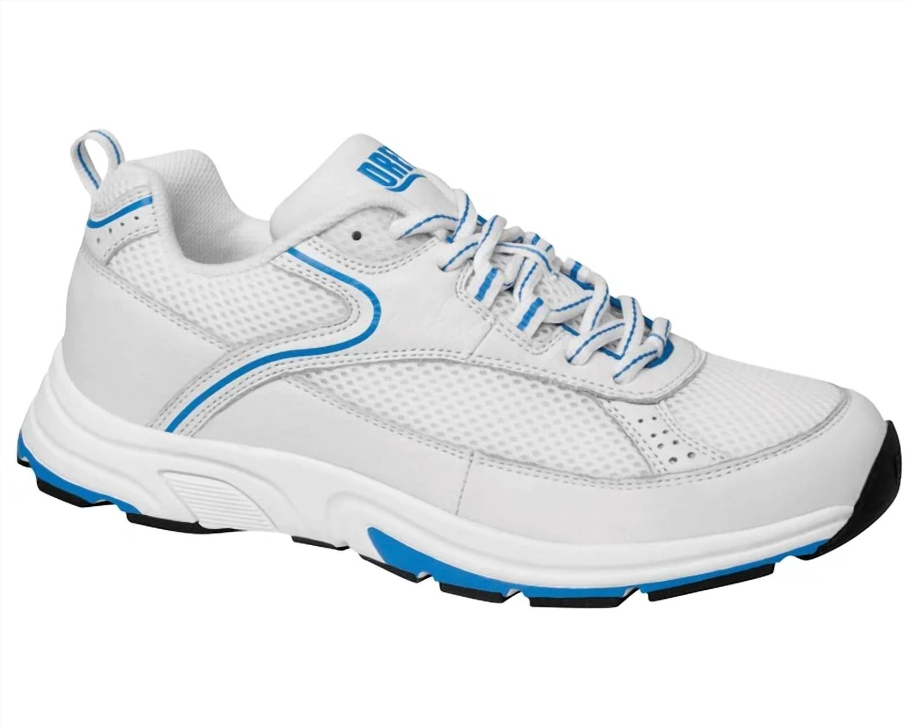 DREW Women's Athena Athletic Shoes in white blue - women's shoe