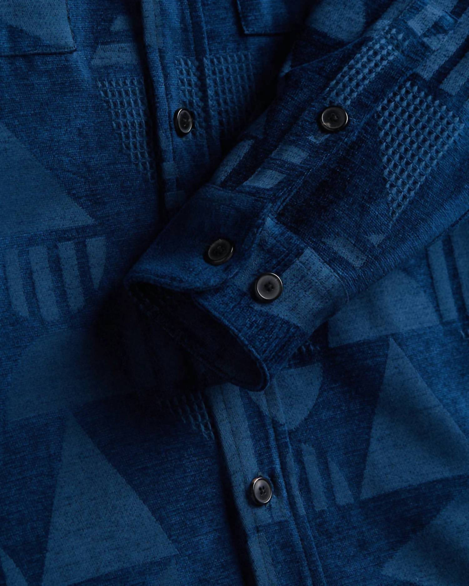 Portuguese Flannel - Men's Geometric Chenille Shirt