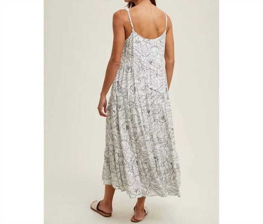 Wishlist - Floral Sleeveless Midi Dress