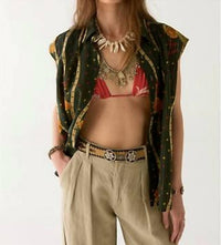 Maison Hotel - Bobby Cap Sleeve Blouse