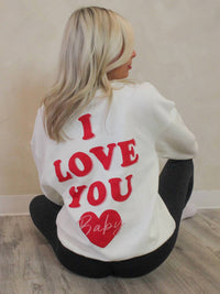 Le Lis - Love You Baby Sweatshirt