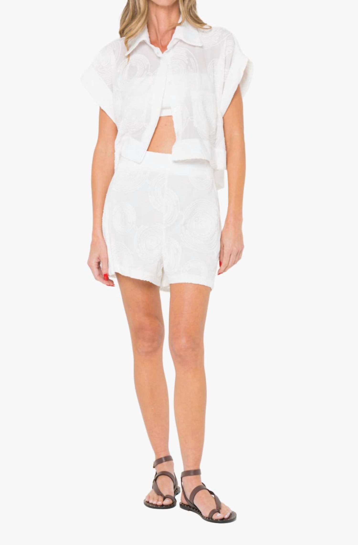 Jbq - Islie Boxy Cropped Top