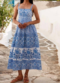 Pink City Prints - Nuri Midi Dress