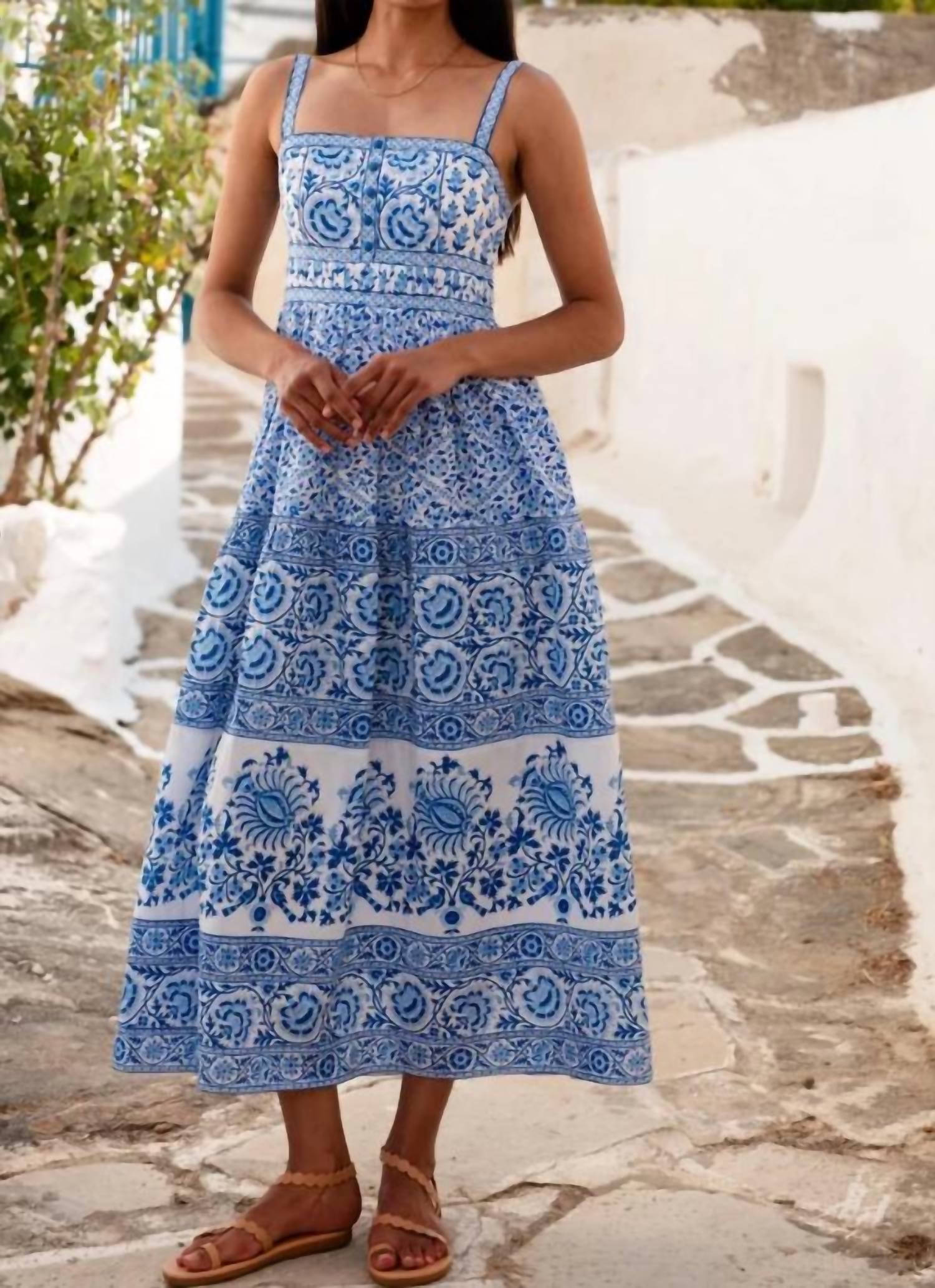 Pink City Prints - Nuri Midi Dress