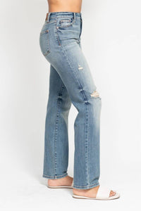 Judy Blue - High Waist Dad Straight Jeans