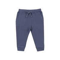 ANGEL DEAR Boy's Footballs French Terry Hoodie And Jogger Set in inky blue - item - alternate view