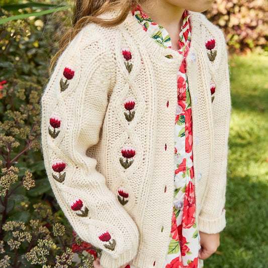 Pink Chicken - Girl's Dahlia Diamond Sweater
