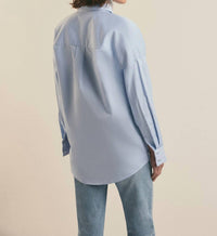 Favorite Daughter Ex-boyfriend Shirt in powder blue - women's shirt - detail view
