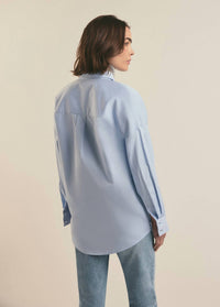 Favorite Daughter Ex-boyfriend Shirt in powder blue - women's shirt - alternate view