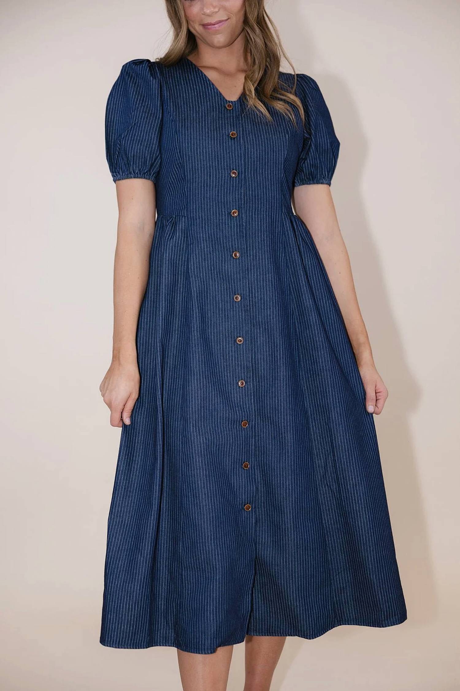 Polagram - Kollyns Pinstripe Dress Dress