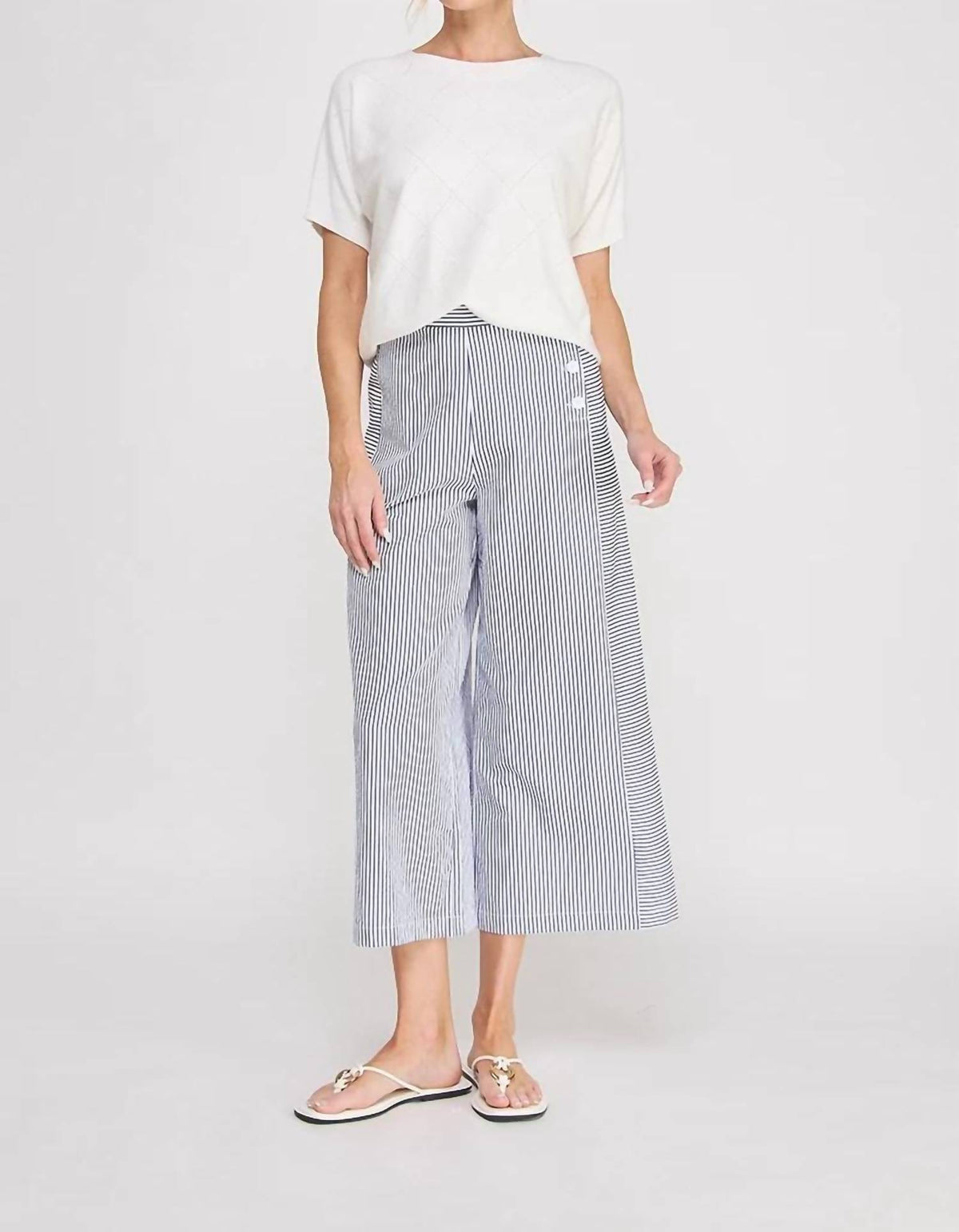 Allie Rose - Olga Seersucker Pants