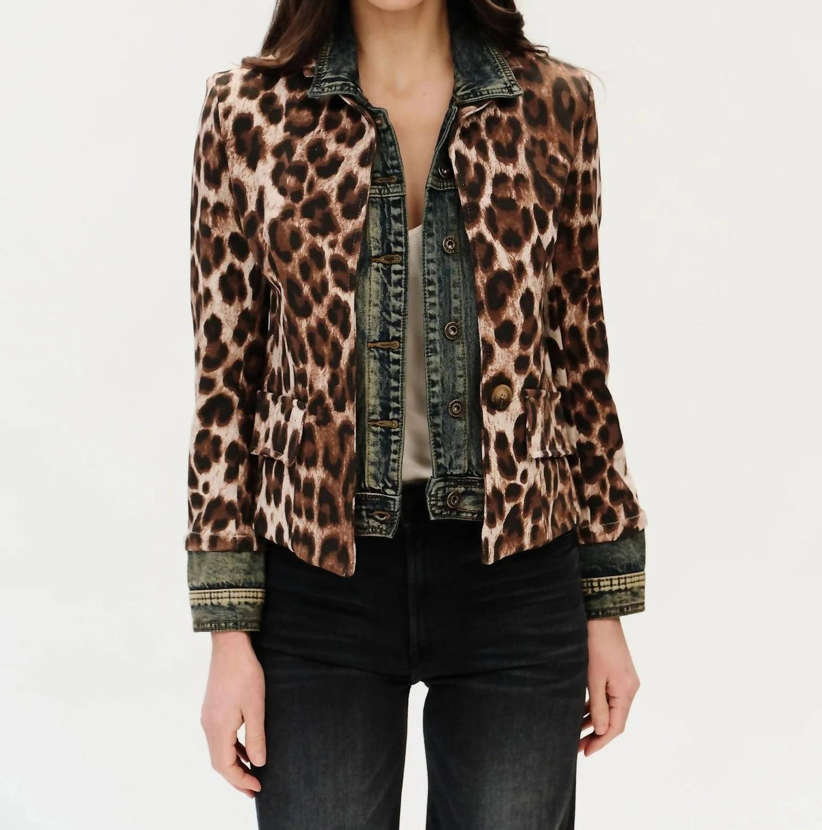 Six/Fifty - Leopard Clarissa Blazer
