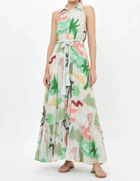 Oliphant - Sleeveless Maxi Shirt Dress