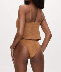 Frankies Bikinis - Bella Hadid's Dove Bikini Bottom