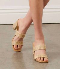 Seychelles Women's Newport Raffia Strap Heel Sandals in natural - women's sandal - view 5