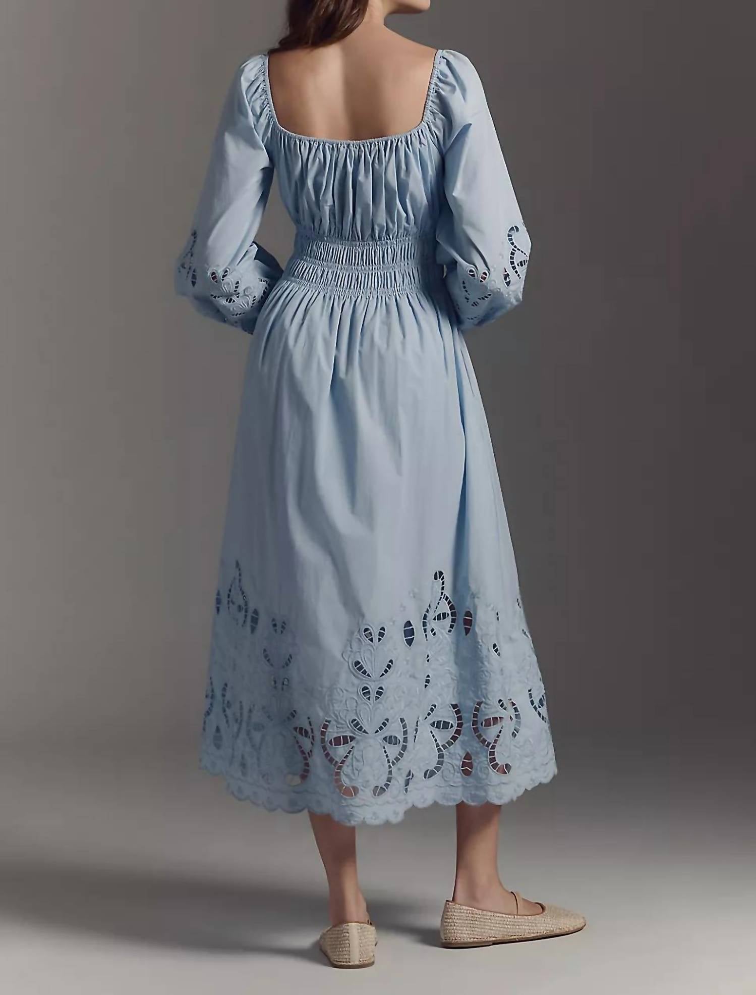Astr - Wisnia Eyelet Embroidered Dress