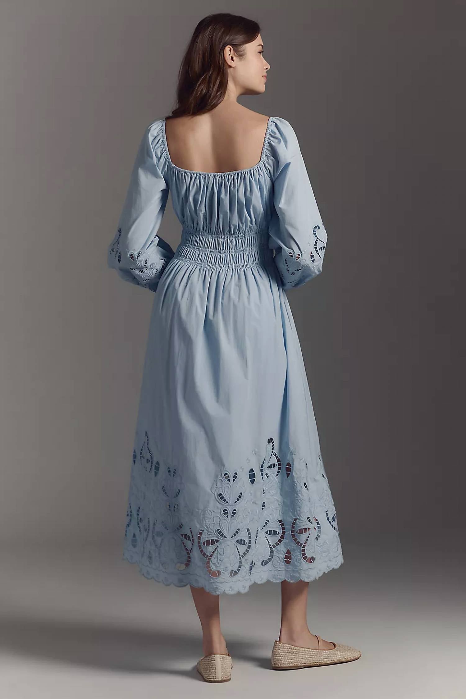 Astr - Wisnia Eyelet Embroidered Dress