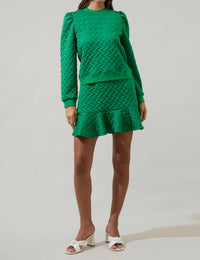 Sugarlips - Quilted Ruffle Skirt