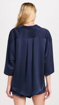 Lunya - Silk Relaxed Button Up Short Set