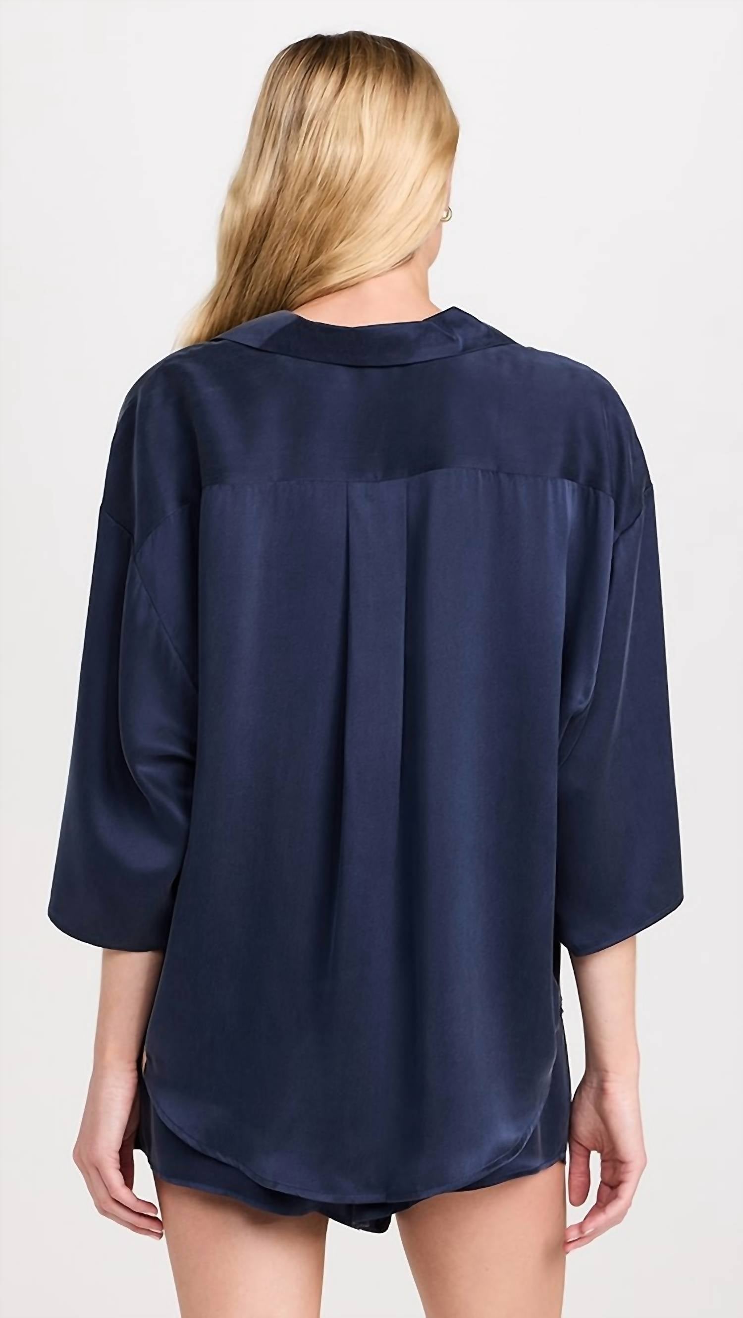 Lunya - Silk Relaxed Button Up Short Set